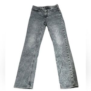 GAP Vintage Slim High Rise Jeans Grey Wash Size 28 Tall